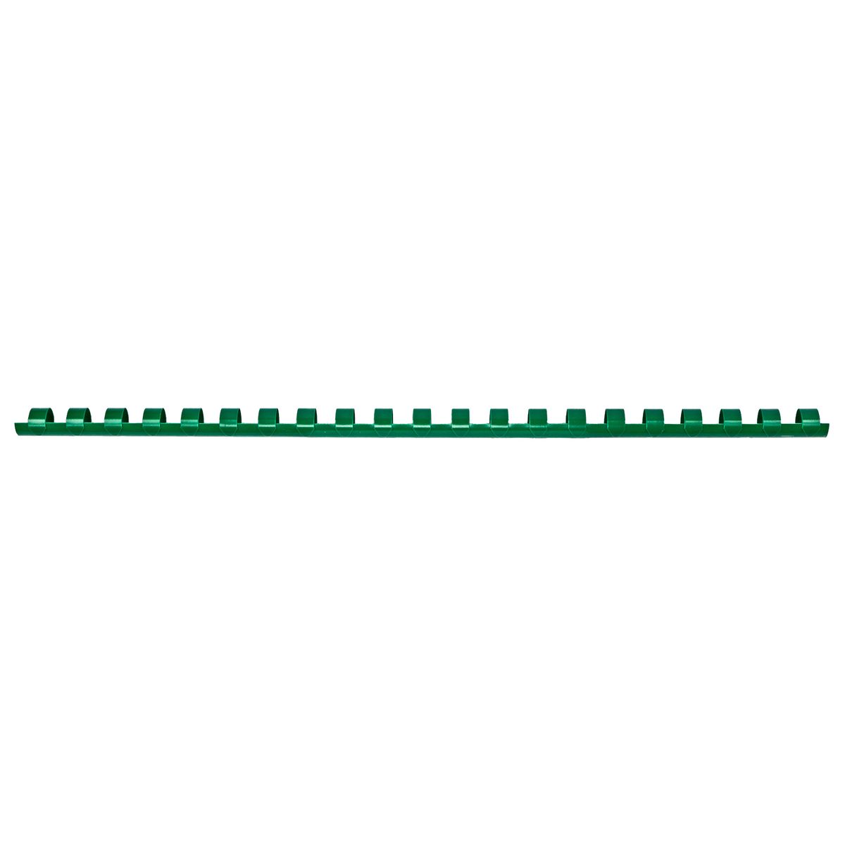 Grzbiety do bindowania A4 zielony plastik śr. 10mm Titanum (10Z)