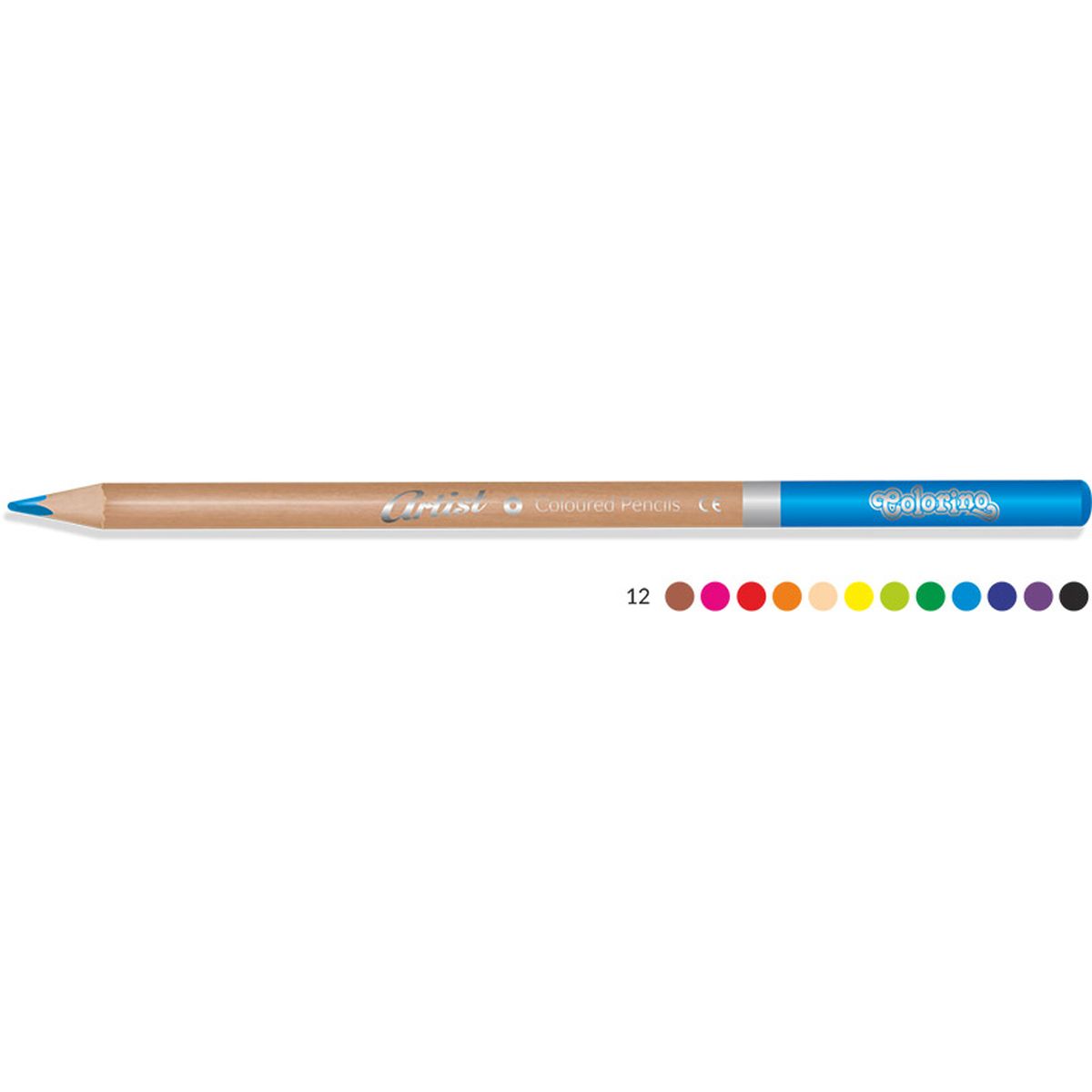 Kredki ołówkowe Patio Artist colorino 12 kol. (83256PTR)