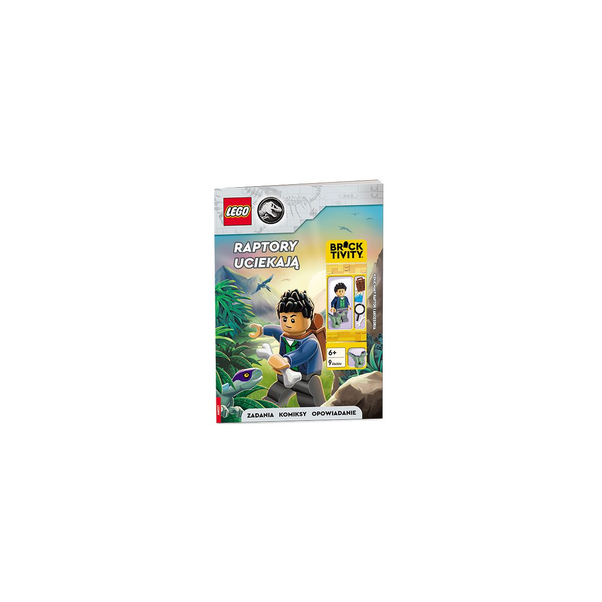 Książeczka edukacyjna Ameet LEGO® Jurassic World™. Raptory uciekają (LNC 6207)