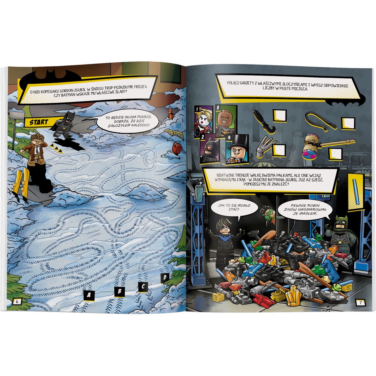 Książka dla dzieci LEGO® Batman™. Porządek w GOTHAM CITY Ameet (LNC6457)