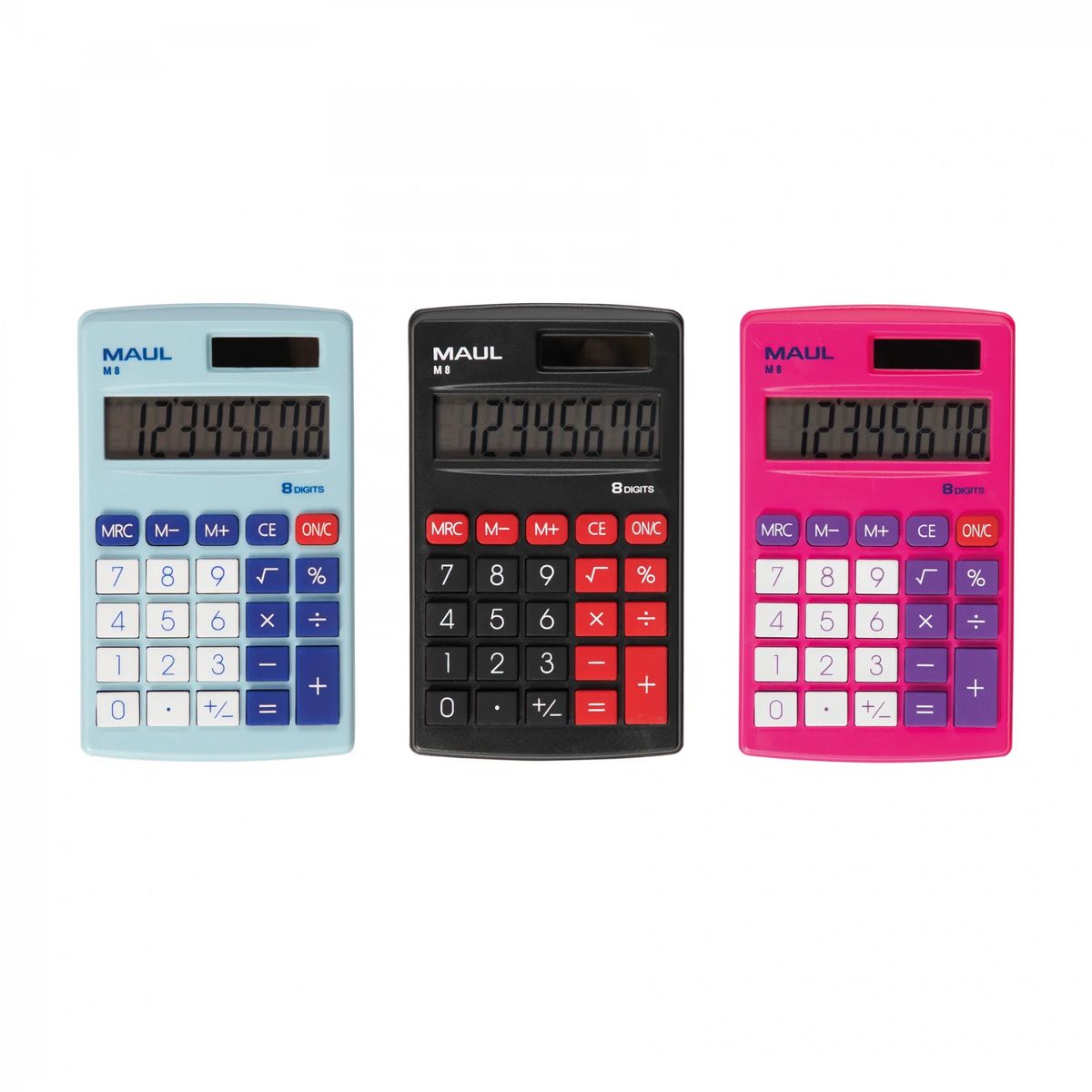 Kalkulator kieszonkowy jasnoniebieski Maul (72610/34 ML)