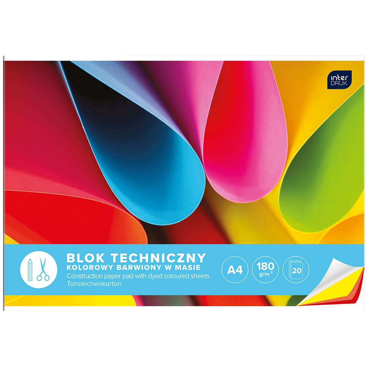 Blok techniczny Interdruk A4 180g 20k (BLTKA4LUX)