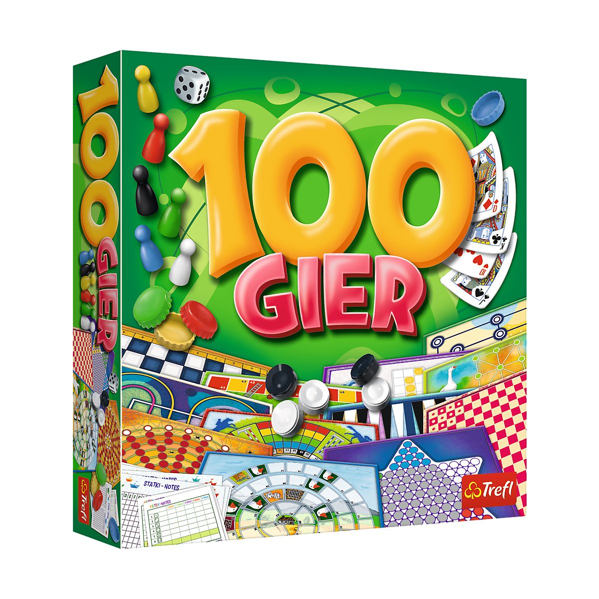 Gra strategiczna Trefl Kalejdoskop 100 gier Trefl 100 gier (02117)