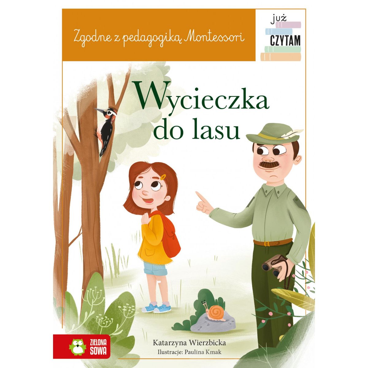 Książeczka edukacyjna Już czytam Montessori. Wycieczka do lasu Zielona Sowa
