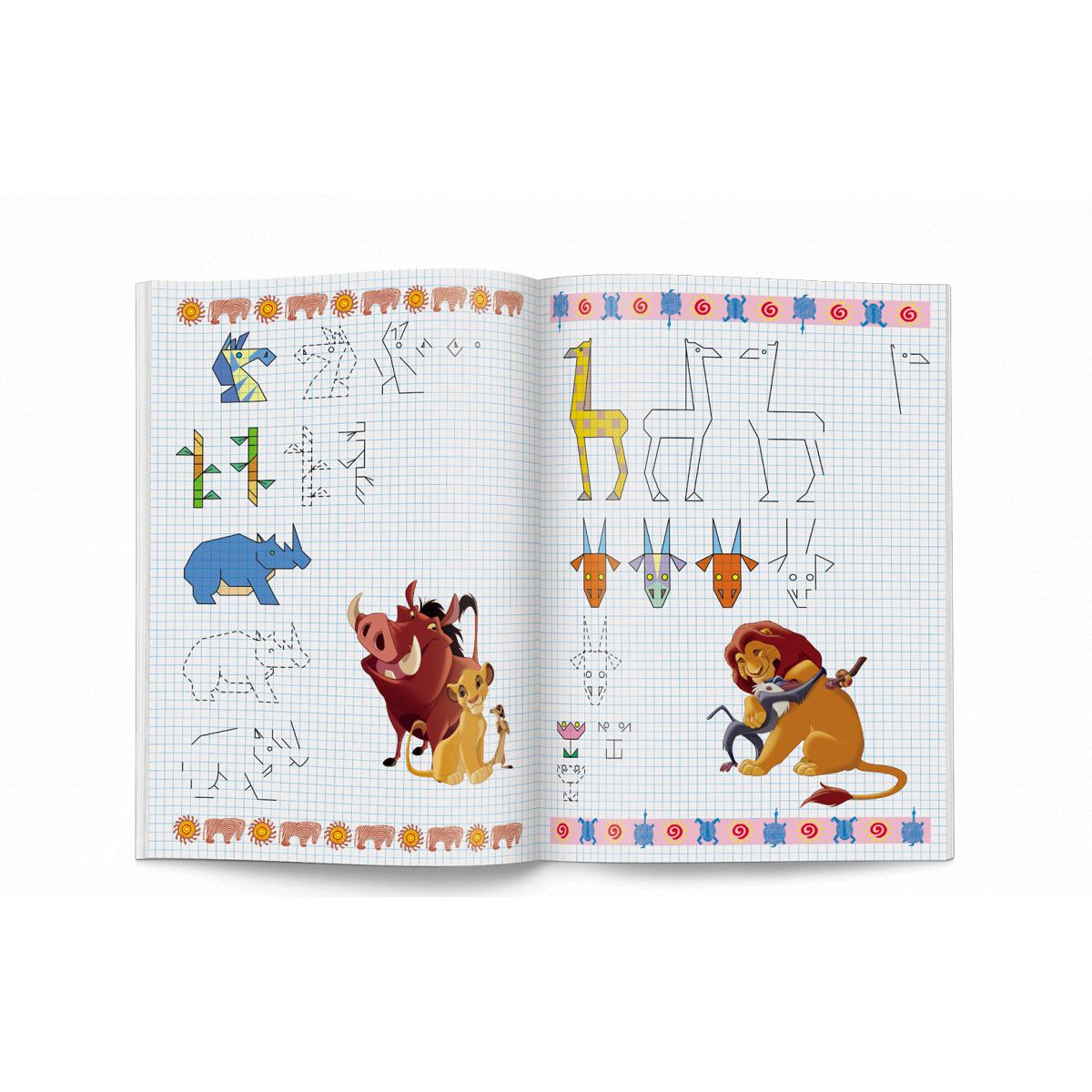 Książka dla dzieci Disney Uczy Rysujemy po kartonach. Ameet (UKR 9302)