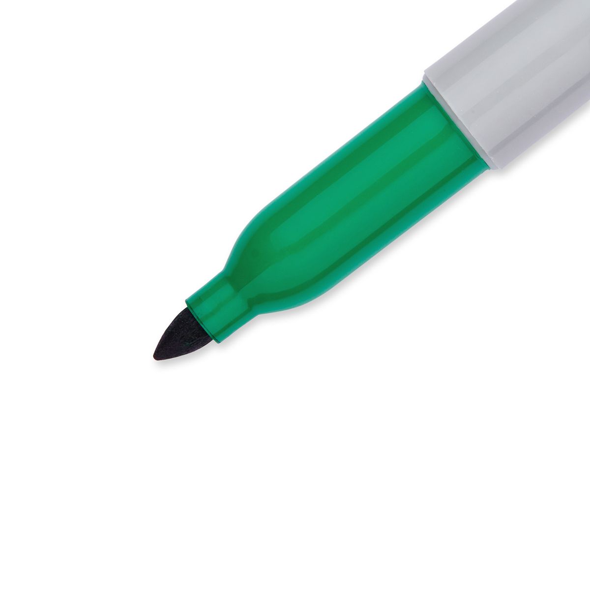 Marker permanentny Paper Mate fine, zielony okrągła końcówka (S0810960)