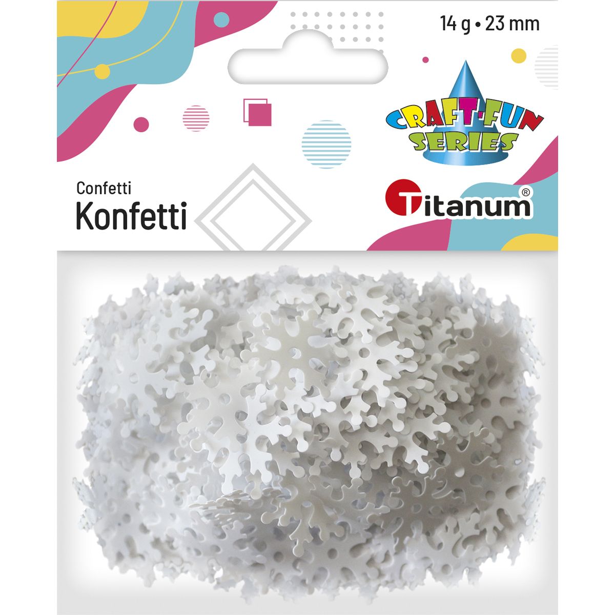 Konfetti Craft-Fun Series płatki śniegu Titanum (284814)