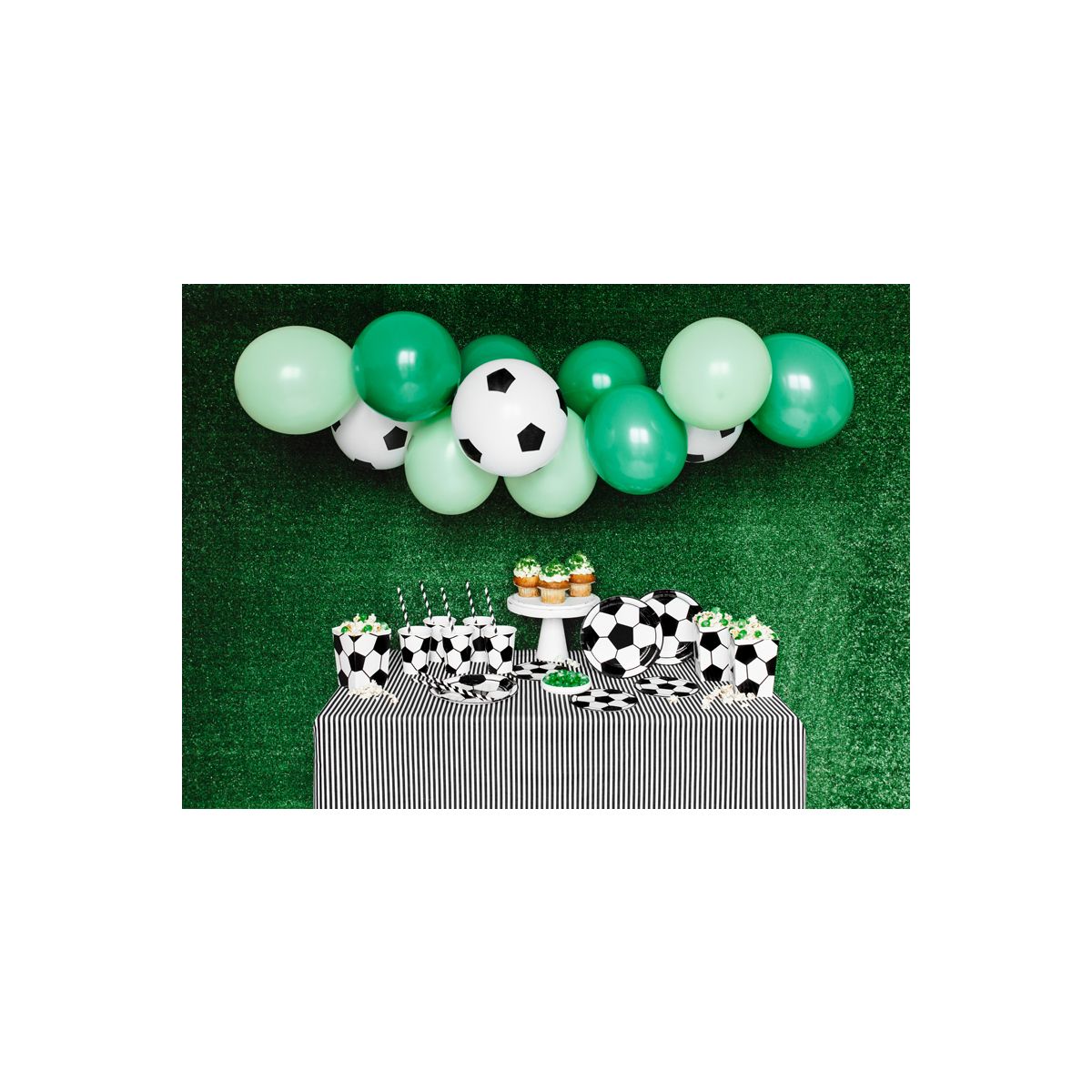 Balon gumowy Partydeco Strong, Pastel Emerald Green (1 op. / 100 szt.) zielony 270mm (SB12P-003)