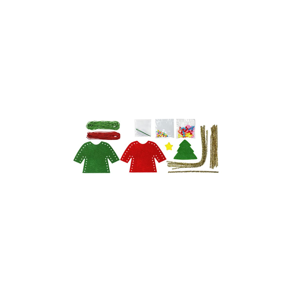 Zestaw kreatywny Titanum Craft-Fun Series świąteczne swetry (4717-2)