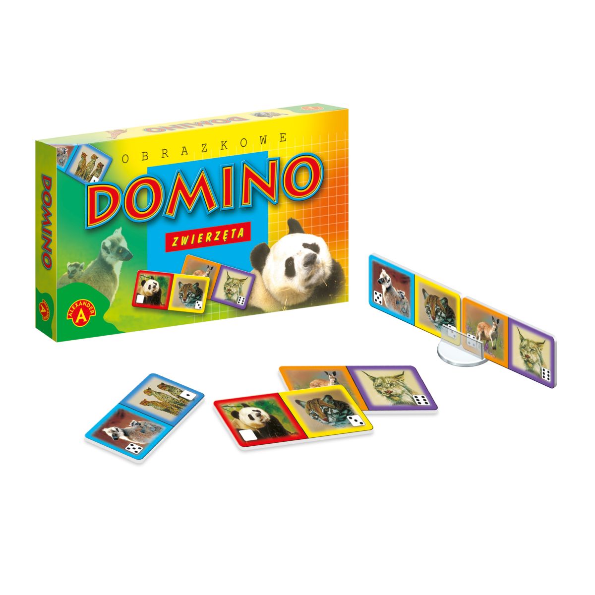 Gra logiczna Alexander zwierzęta Domino (5906018002058)