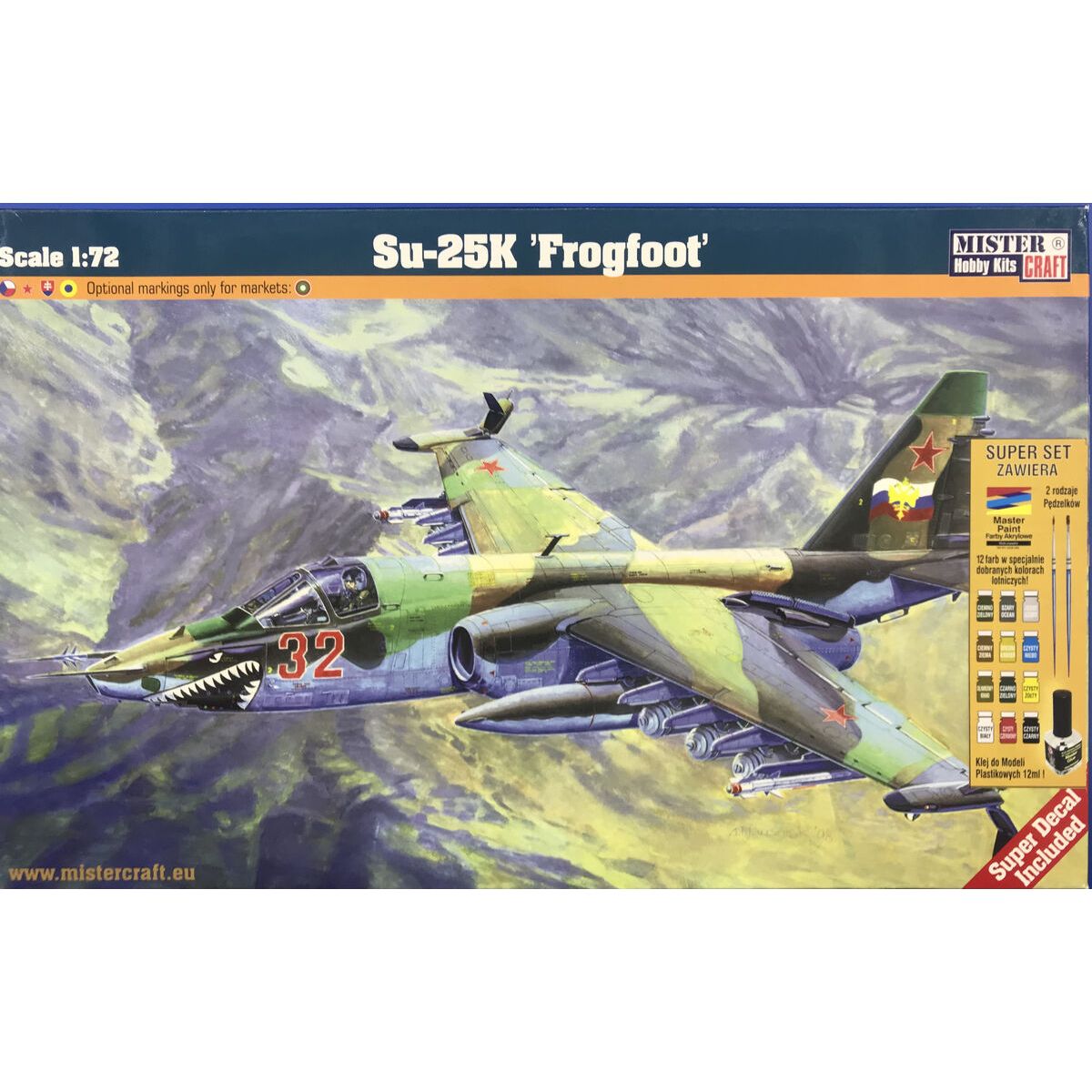Model do sklejania Su-25K Frogfoot Olymp Aircraft (SE-10)