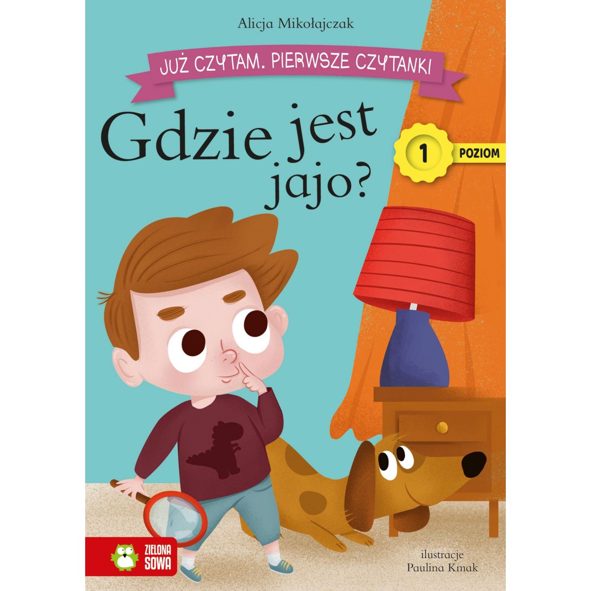 Książeczka edukacyjna Zielona Sowa Już czytam. Pierwsze czytanki. Poziom 1 Gdzie jest jajo?