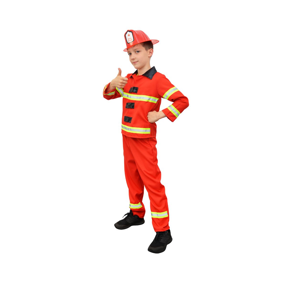 Kostium dziecięcy - Czerwony strażak - rozmiar S Arpex (SD2999-S-2312)