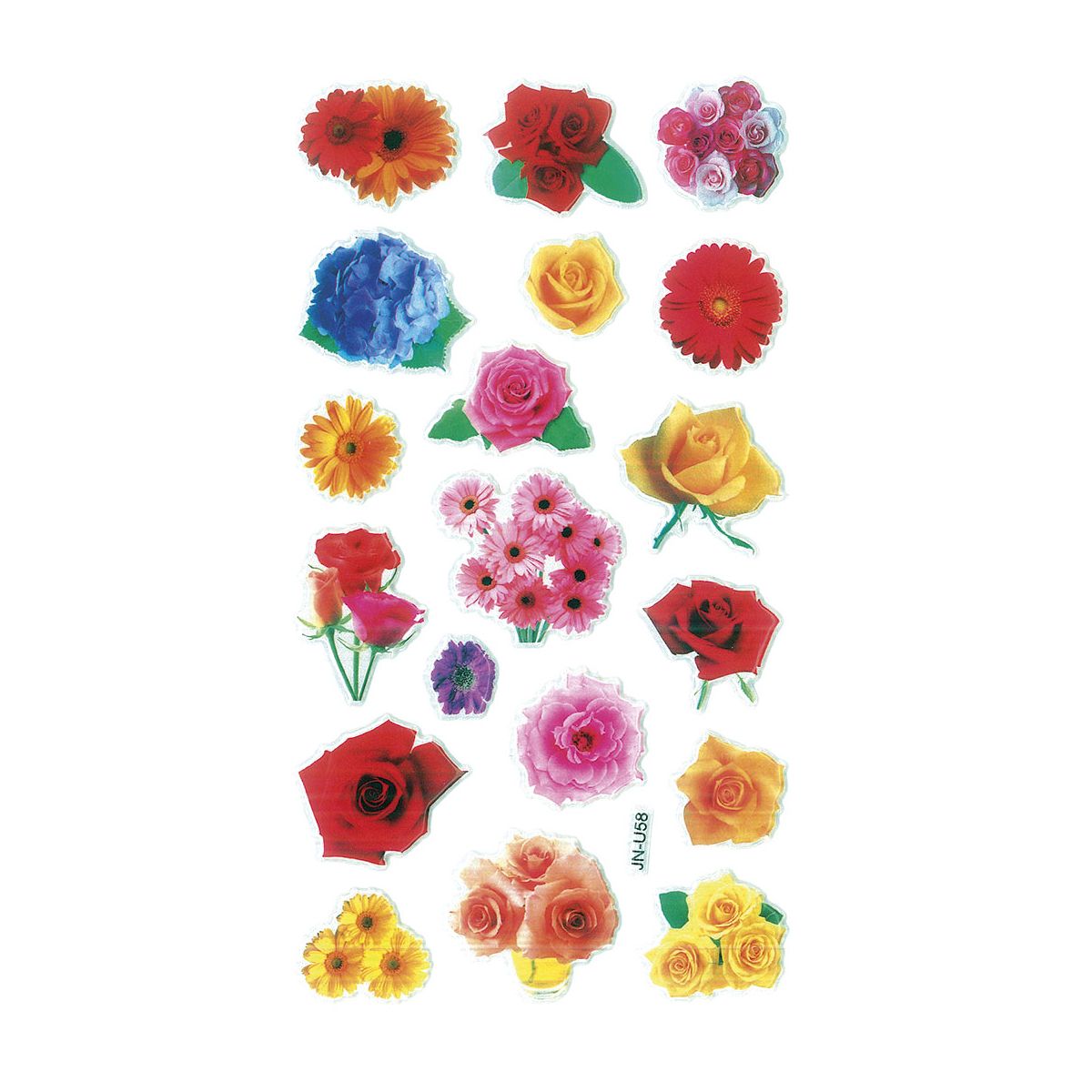 Naklejka (nalepka) Craft-Fun Series Kwiaty wypukłe Titanum (JN-U058)