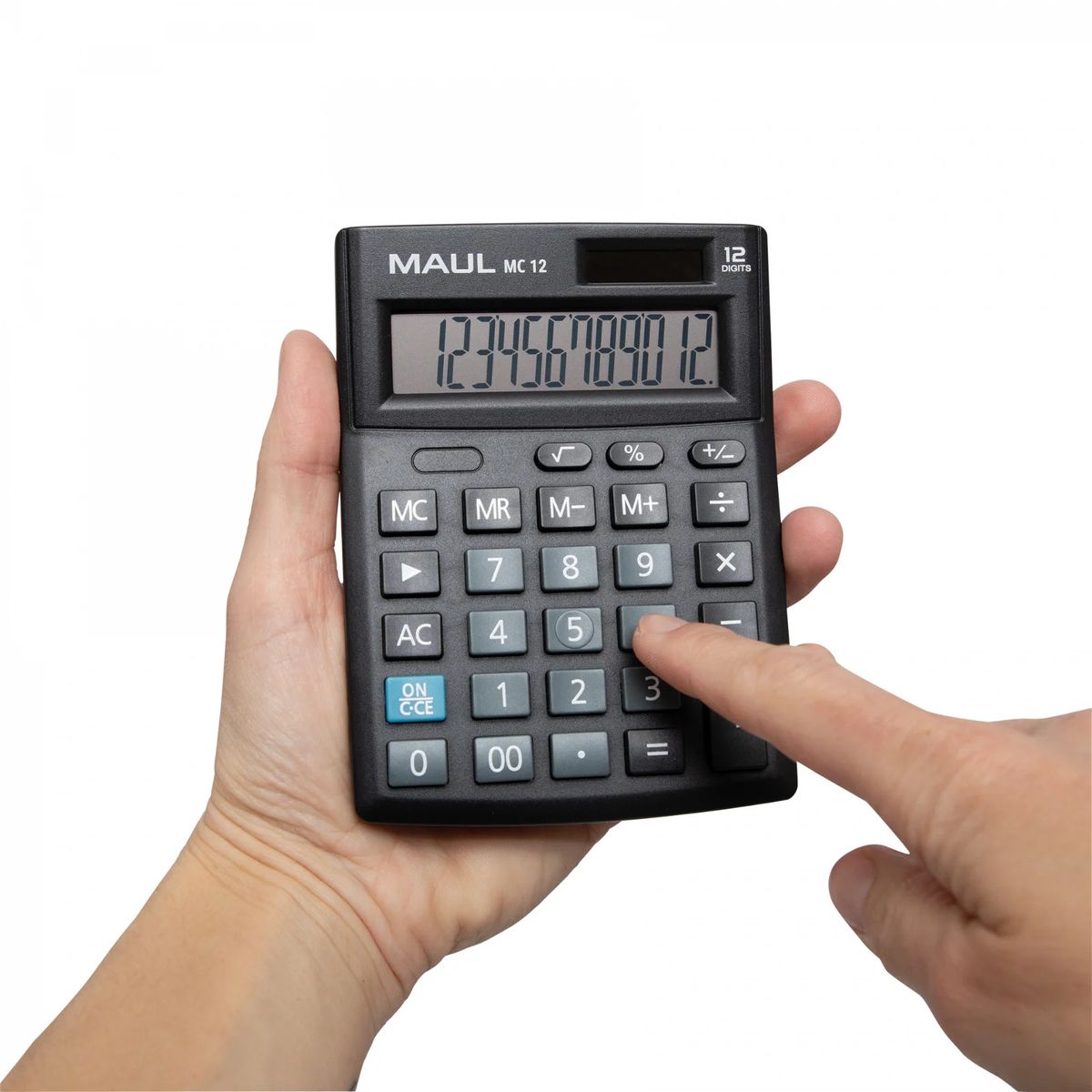 Kalkulator na biurko czarny Maul (72658/90 ml)