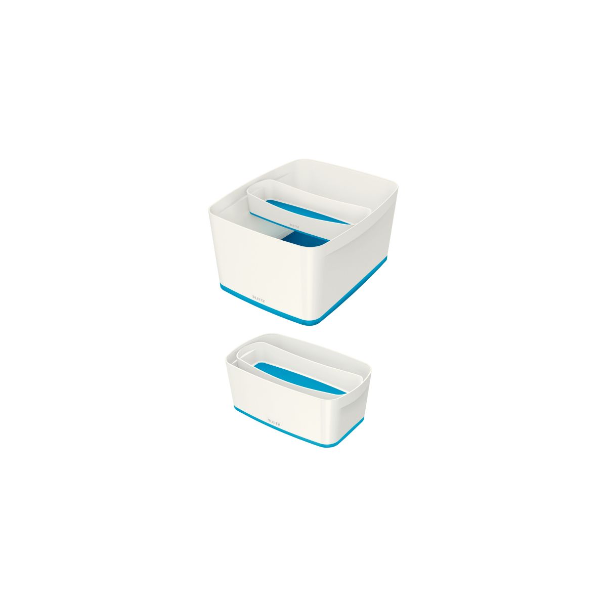 Przybornik na biurko my box organizer podłużny biało-niebieski Leitz (52581036)