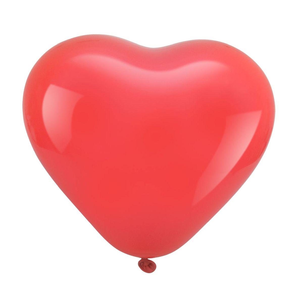 Balon gumowy Arpex serca duże 44cm 2szt. czerwona 450mm (KB6348)