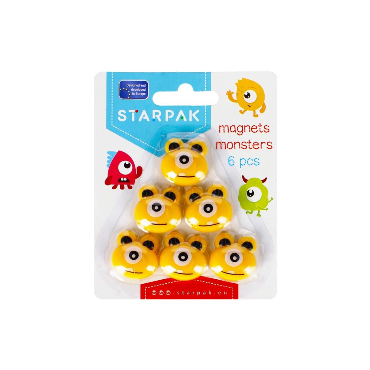 Magnes mix Starpak (481539) 6 sztuk