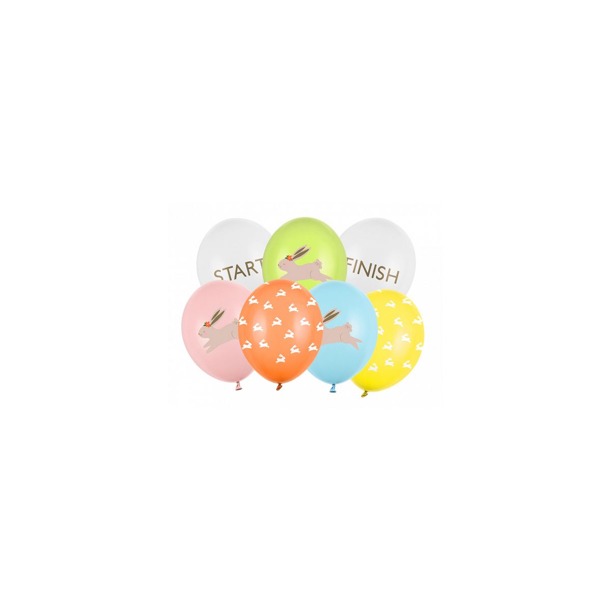 Balon gumowy Partydeco Egg hunt, mix mix 300mm (SB14P-325-000-7)