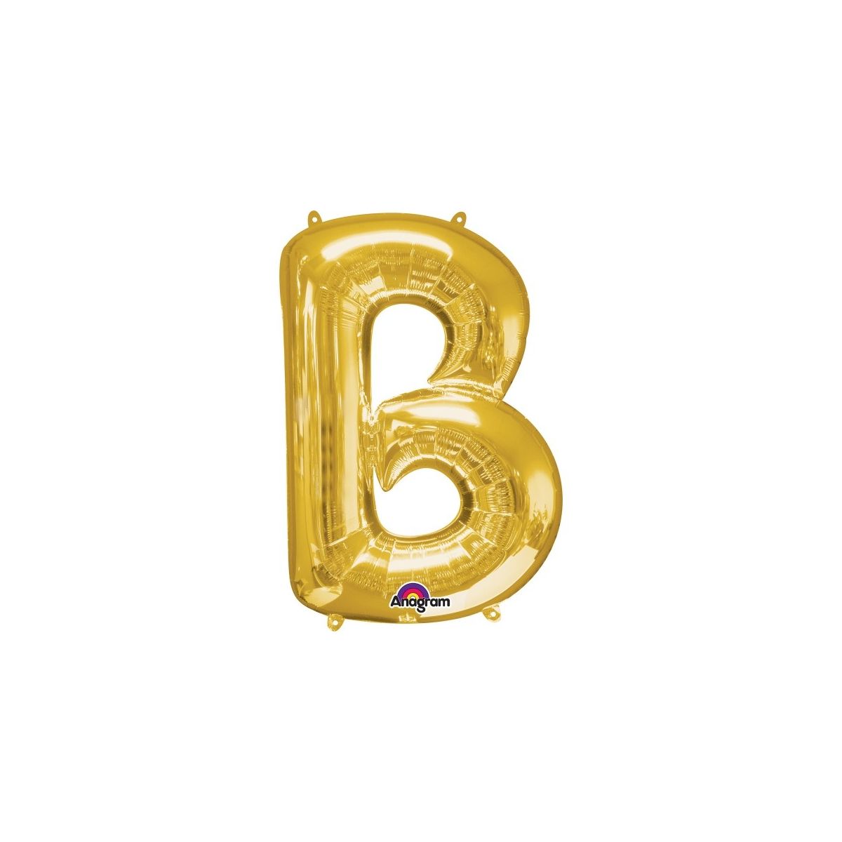Balon foliowy Amscan balon mini literka b złota 16cal (3301401)