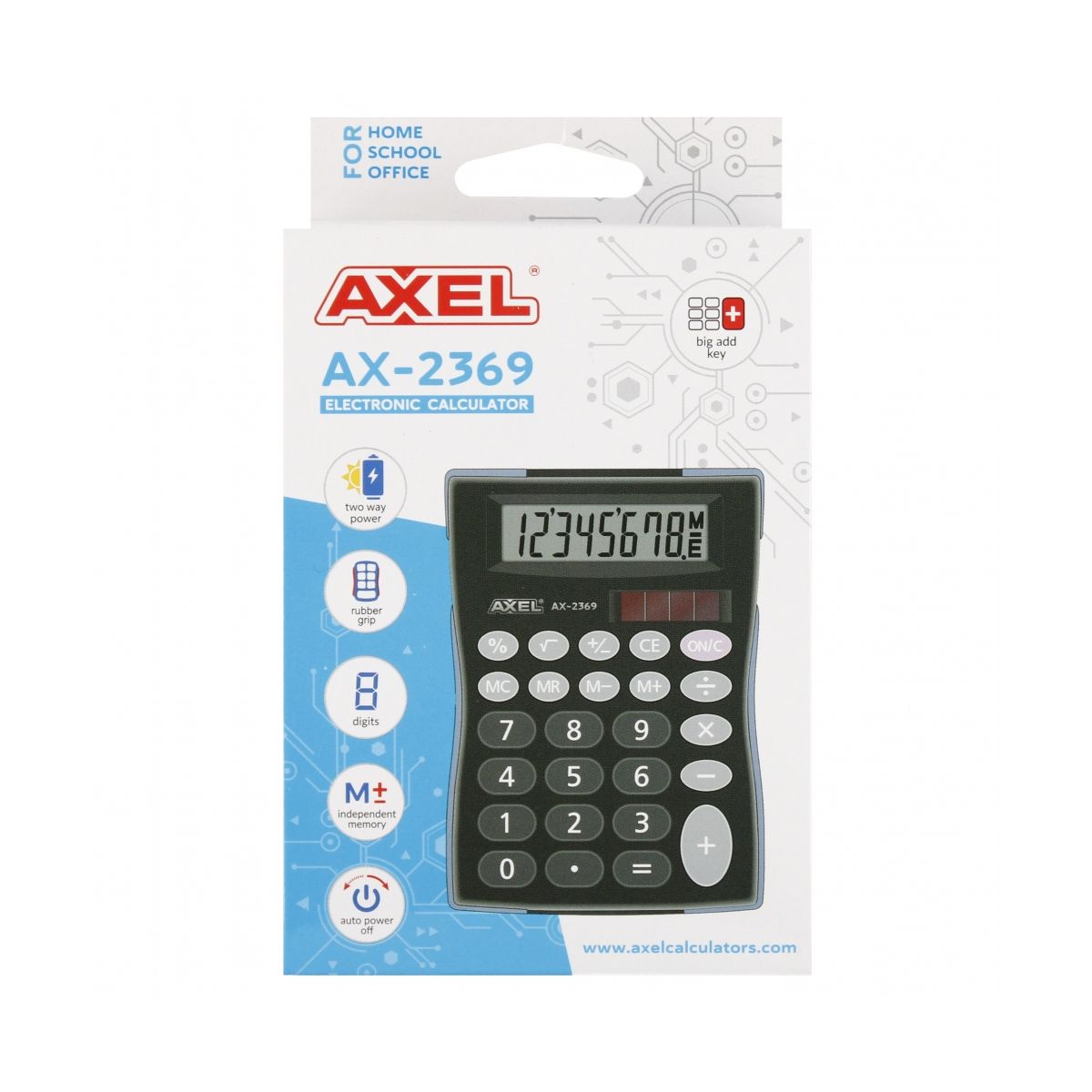 Kalkulator kieszonkowy AX-2369 Axel (526703)
