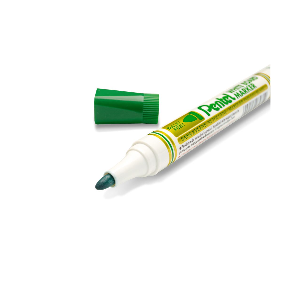 Marker suchościeralny Pentel, zielony 1,9mm okrągła końcówka