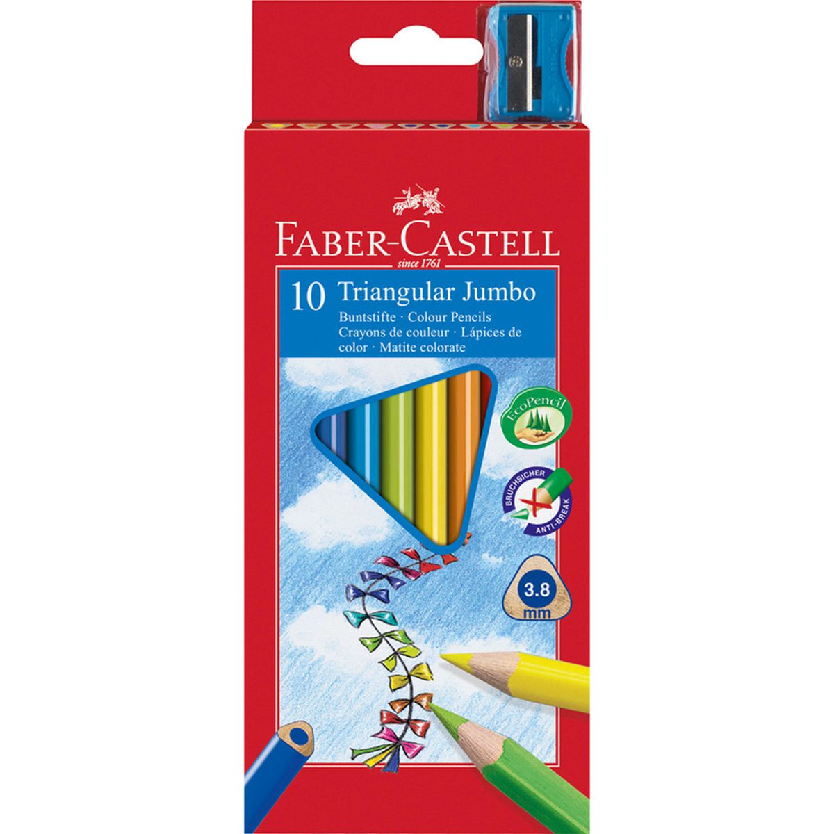 Kredki ołówkowe Faber Castell 10 kol.