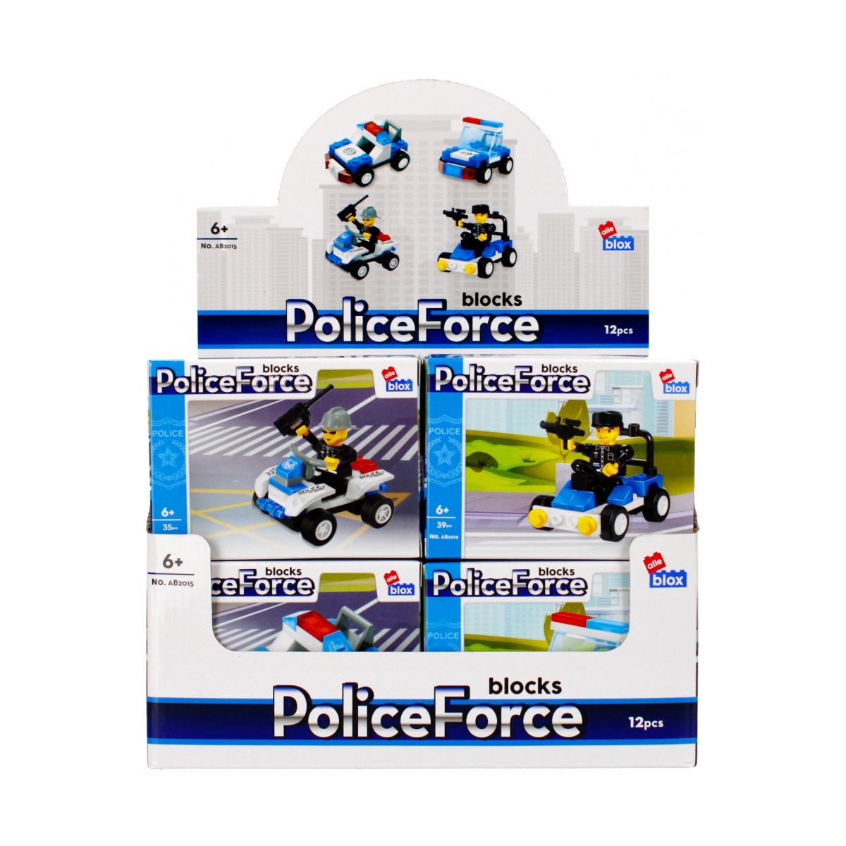 Klocki konstrukcyjne Alleblox Police 29-39 el (492819)