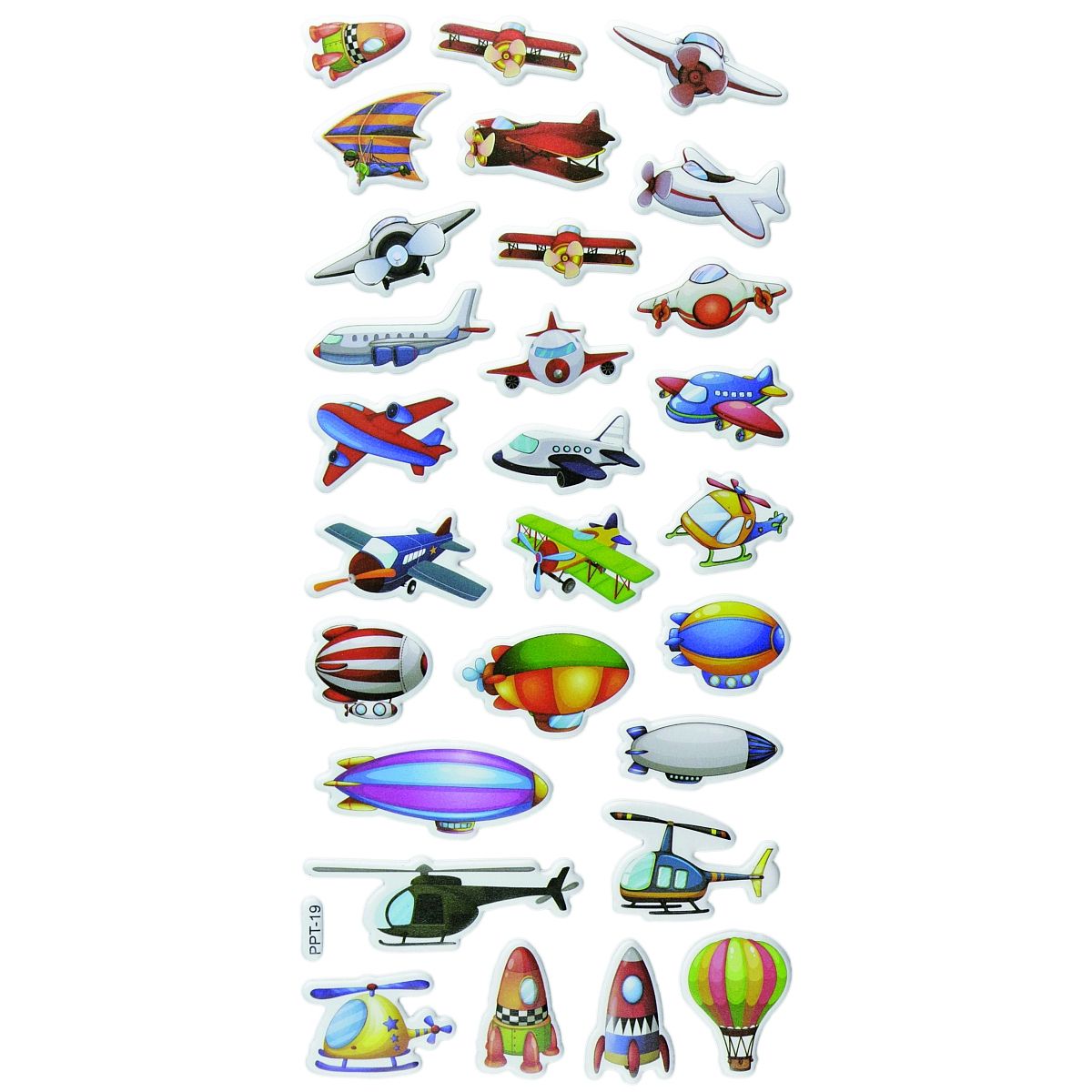 Naklejka (nalepka) Craft-Fun Series latajace maszyny Titanum (PPT19)