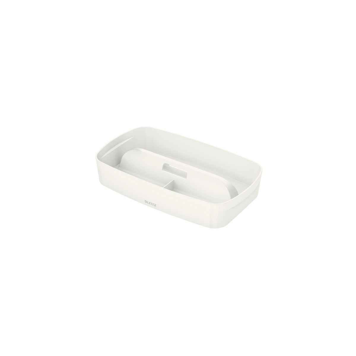 Przybornik na biurko my box organizer mały z uchwytem biały plastik Leitz (53230001)