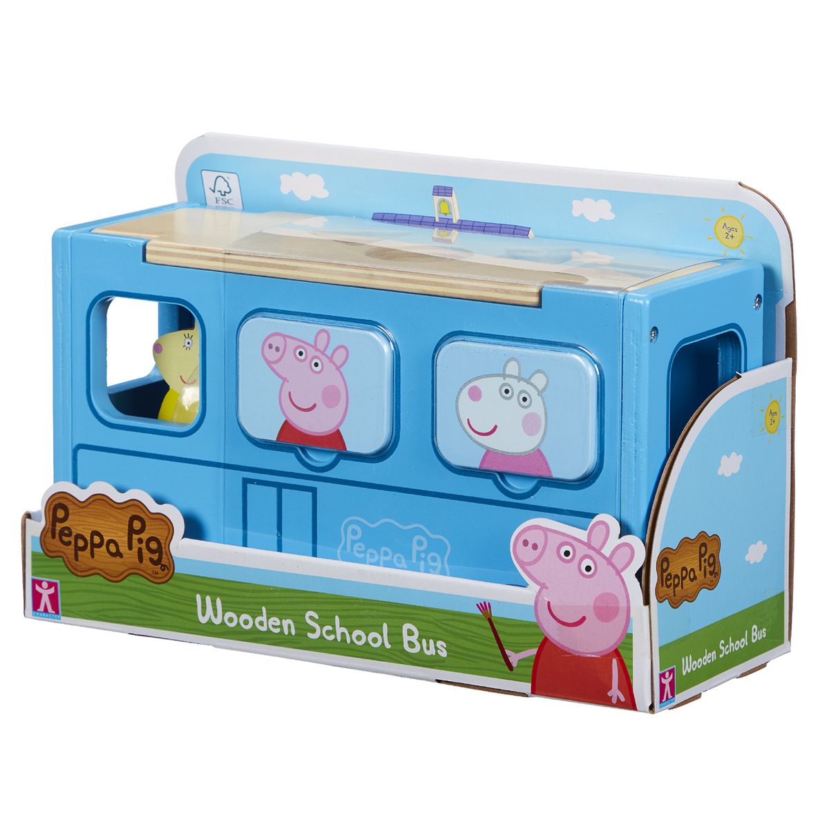 Autobus Peppa Pig drewniany autobus Tm Toys (PEP07222)