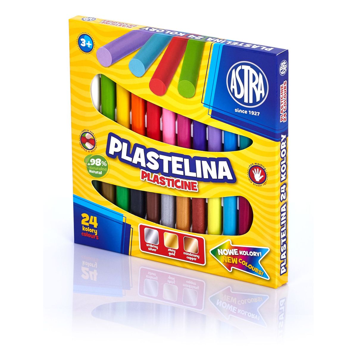 Plastelina Astra 24 kol. mix (303110001)