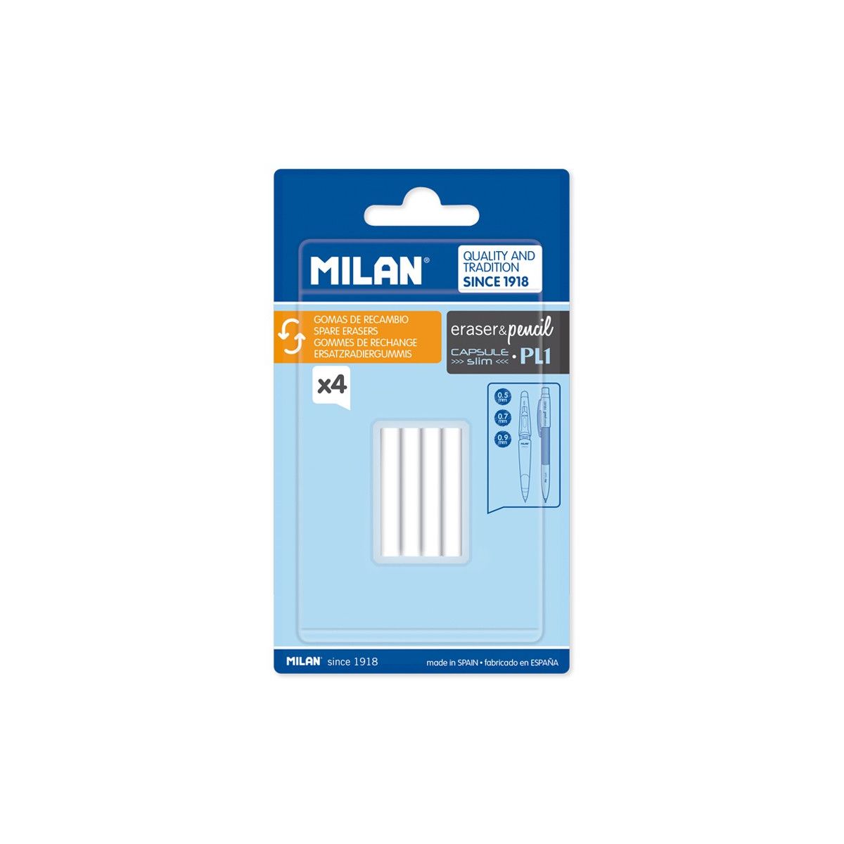 Gumka do mazania zapas do ołówka Milan (BTM10311)