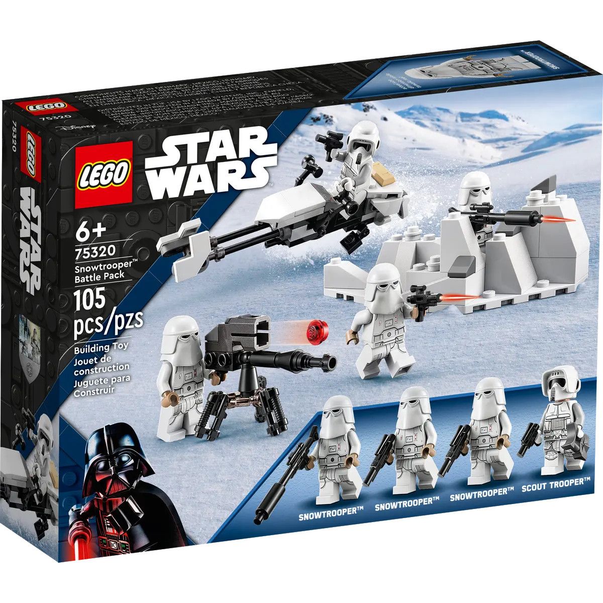 Klocki konstrukcyjne Lego Star Wars Zestaw bitewny ze szturmowcem śnieżnym™ (75363)