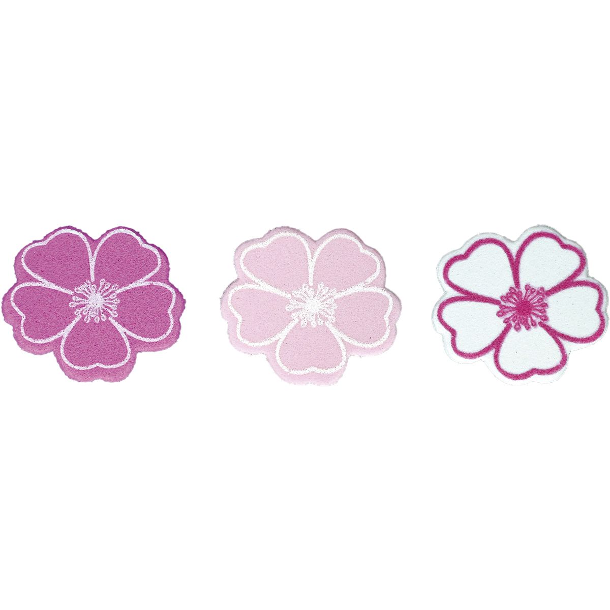 Naklejka (nalepka) Craft-Fun Series piankowe kwiaty Titanum (7519)