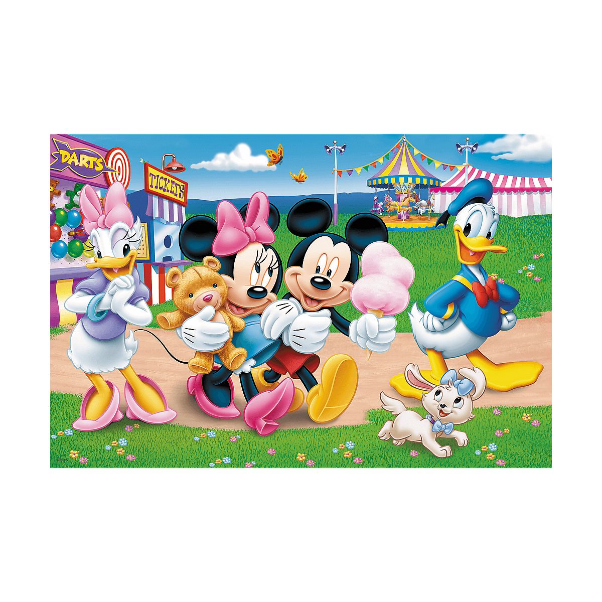 Puzzle Trefl Disney Standard Super maxi Mickey w wesołym miasteczku 24 el. (41005)