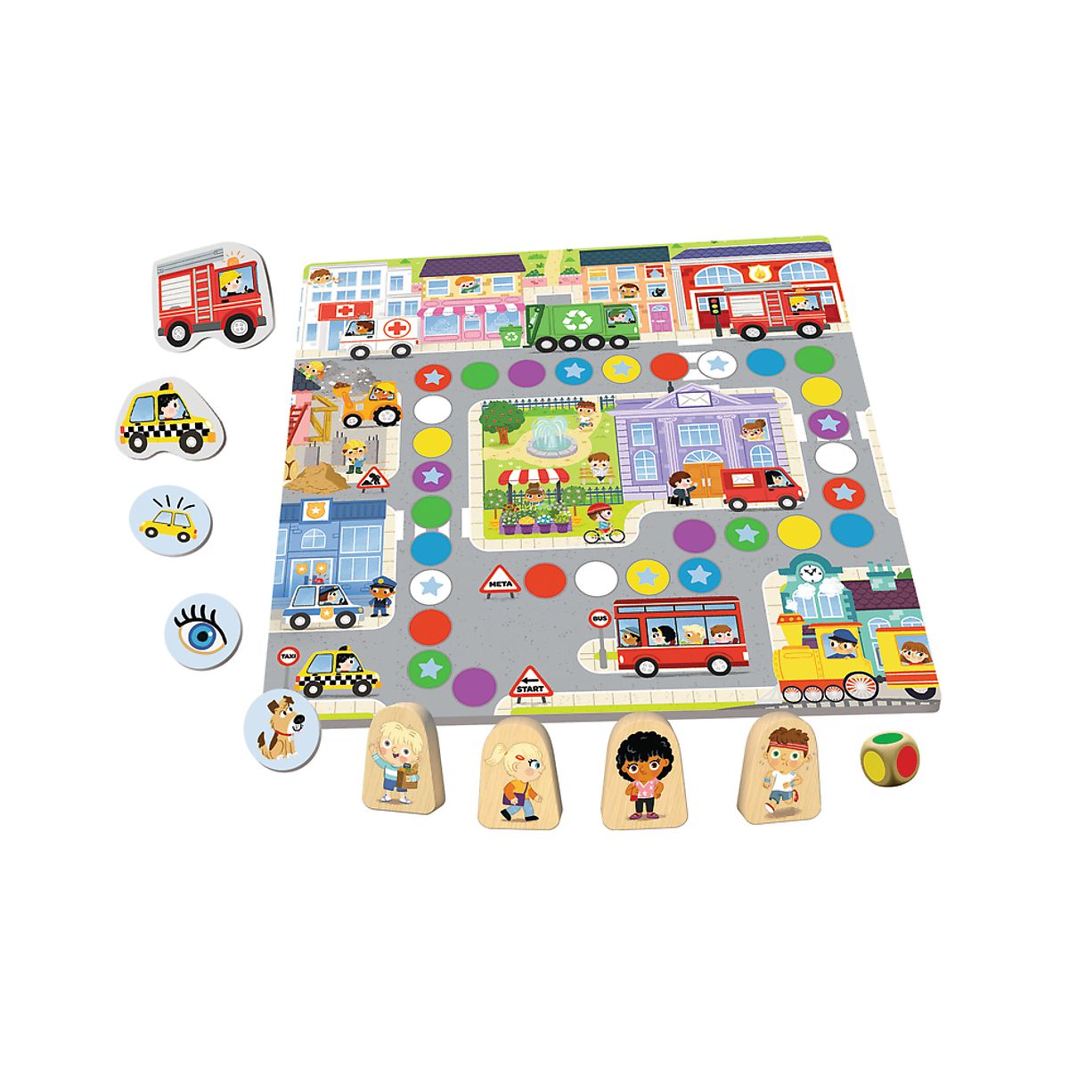 Gra edukacyjna Trefl Miasto Moja pierwsza gra/ Trefl Baby (02110)