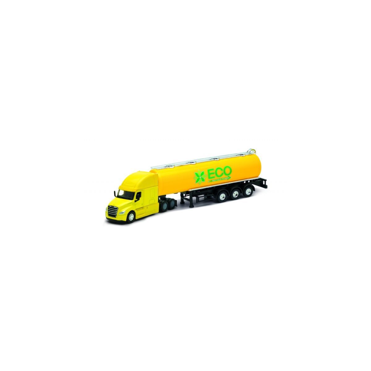 Ciężarówka Welly Truck z przyczepą 1:64 Freightliner Cascadia cysterna Dromader (58010)