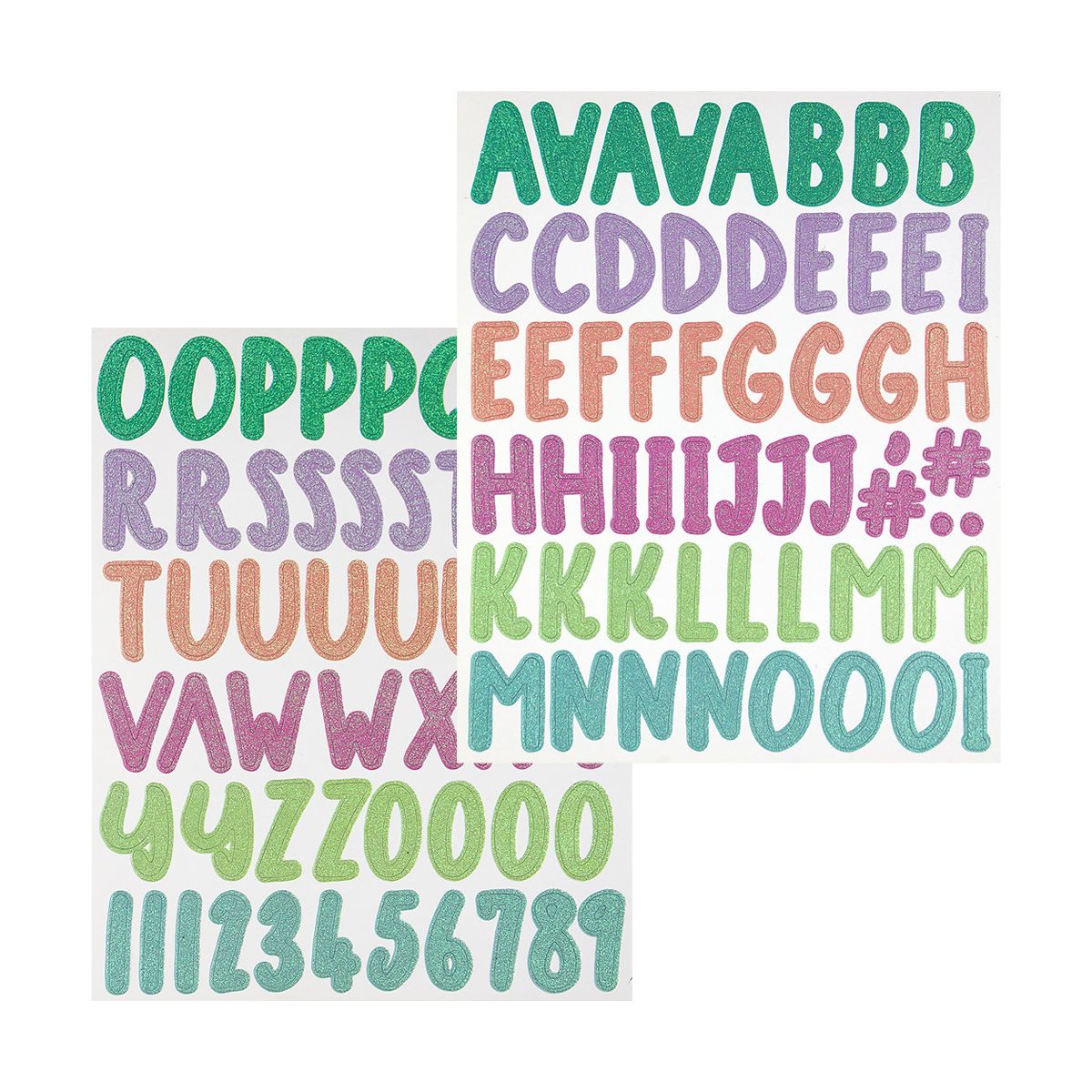 Naklejka (nalepka) Craft-Fun Series Kolorowy alfabet Titanum (22LJ1201)