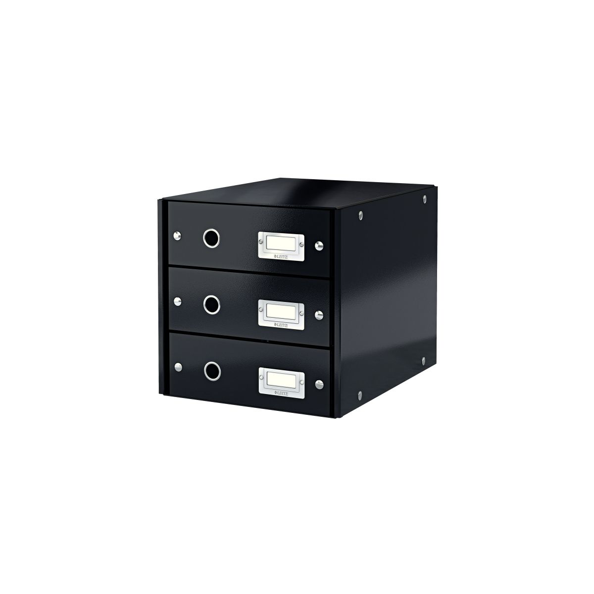 Pojemnik z szufladami Leitz Click & Store czarny 3 szuflad [mm:] 286x282x358 (60480095)