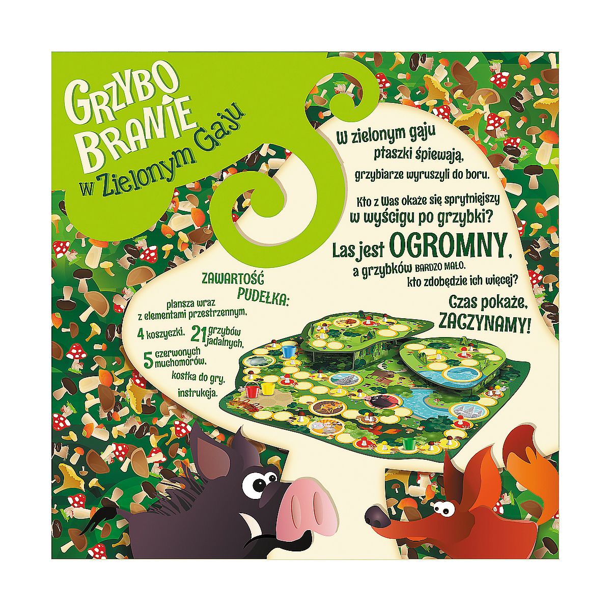 Gra edukacyjna Trefl Grzybobranie w zielonym gaju (00988)