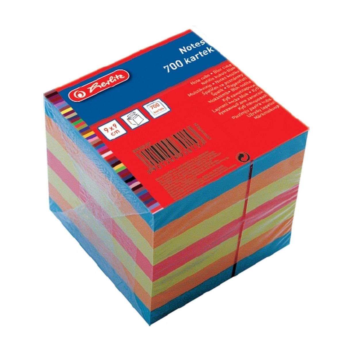 Kostka papierowa mix [mm:] 90x90x 90 Herlitz (9930157)