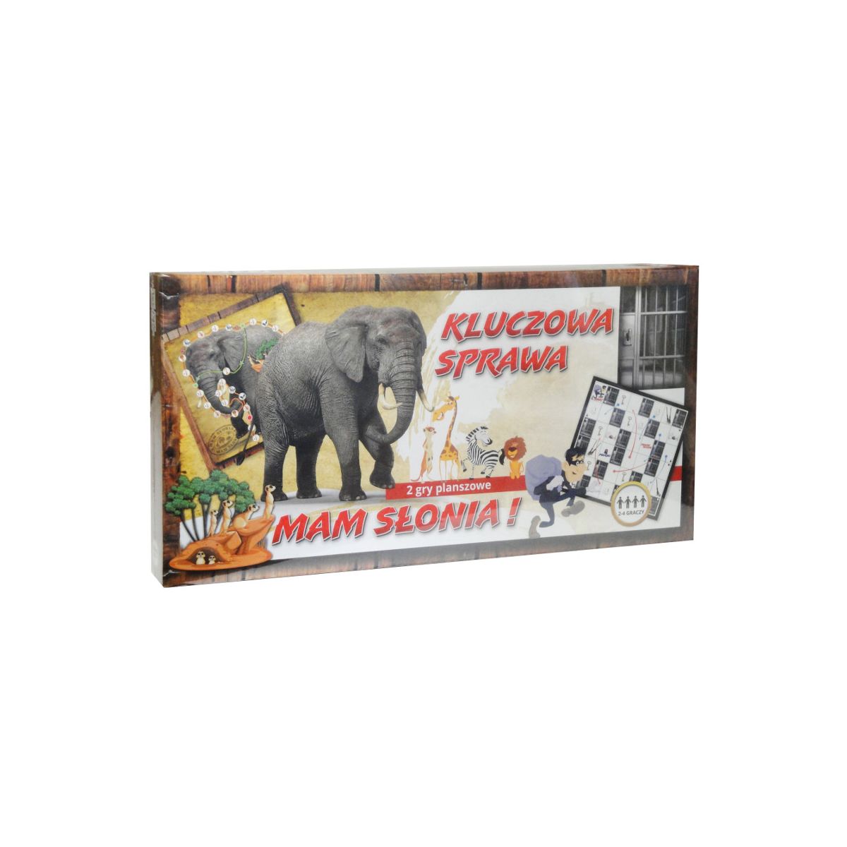 Gra planszowa Moneks Mam słonia kluczowa sprawa (585087)