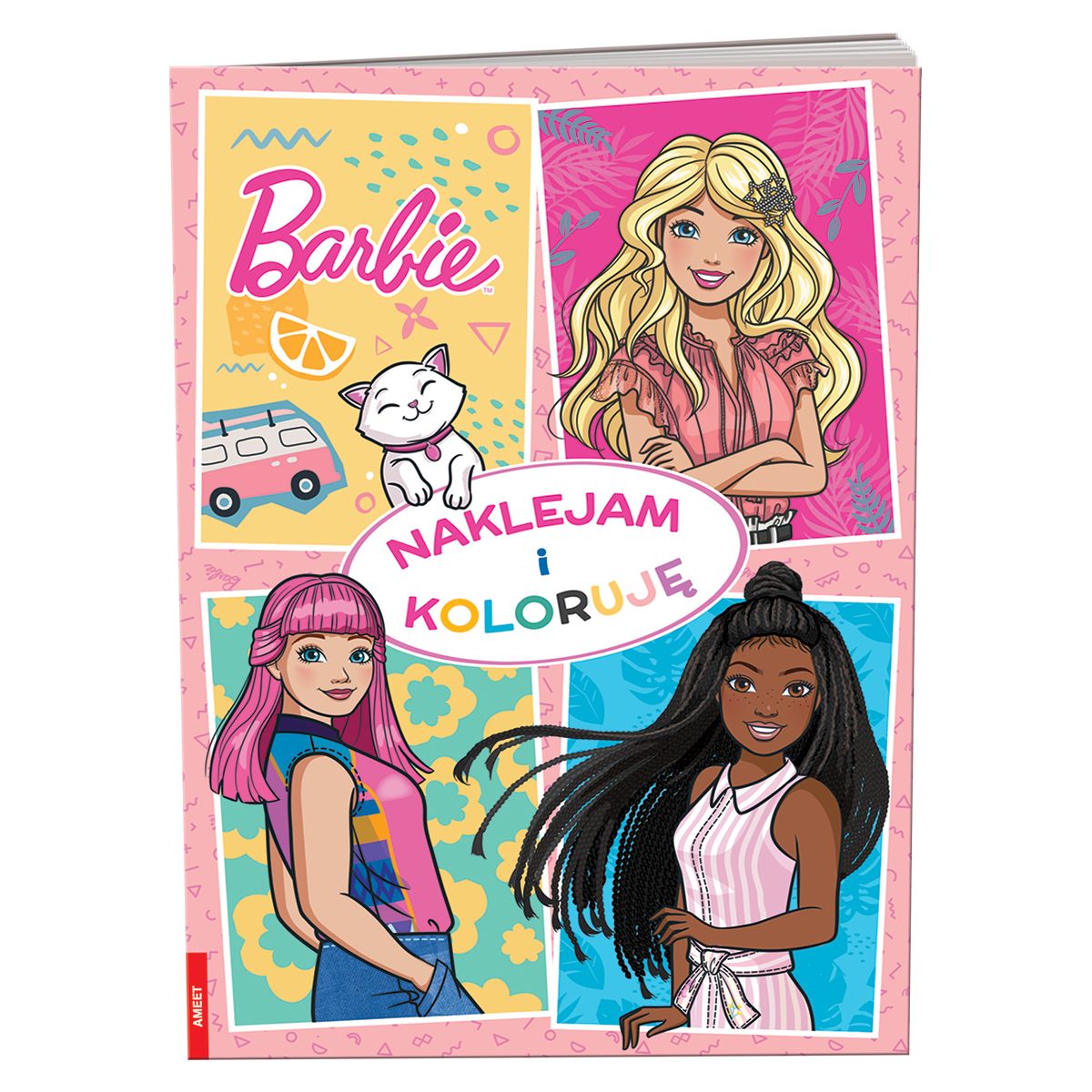Książka dla dzieci Barbie™. Naklejam i Koloruję Ameet