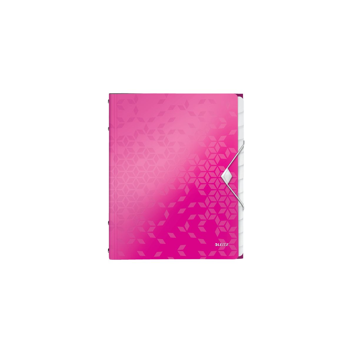 Teczka z przegródkami Leitz WOW A4 kolor: różowy 12 przegródek (46340023)