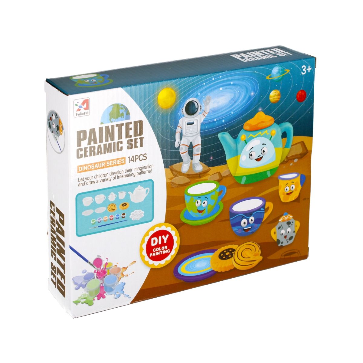 Zestaw kreatywny dla dzieci do malowania ceramika Kosmos Mega Creative (511578)