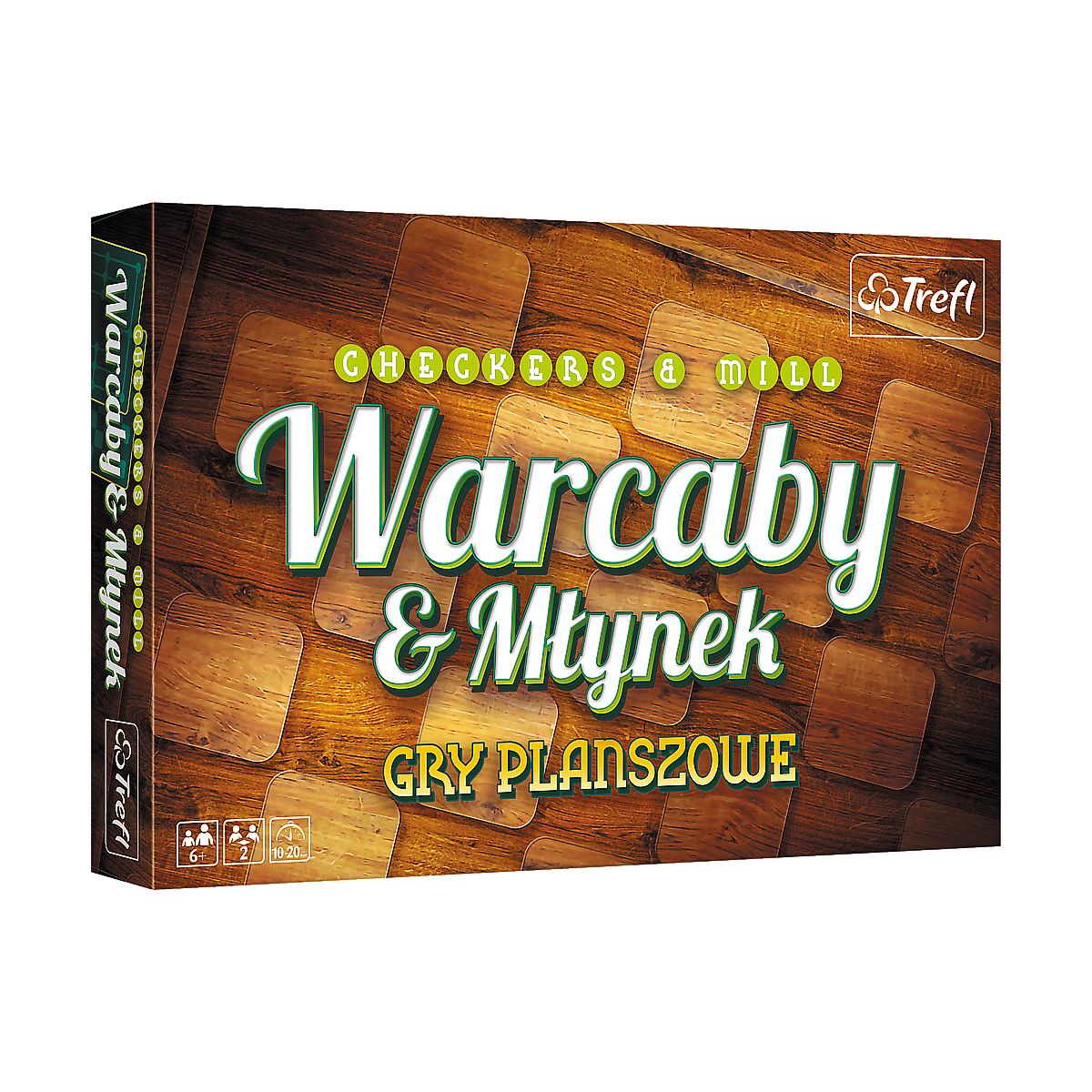 Gra planszowa Trefl Warcaby/Młynek klasyczne 01681 Warcaby / Młynek (01681)