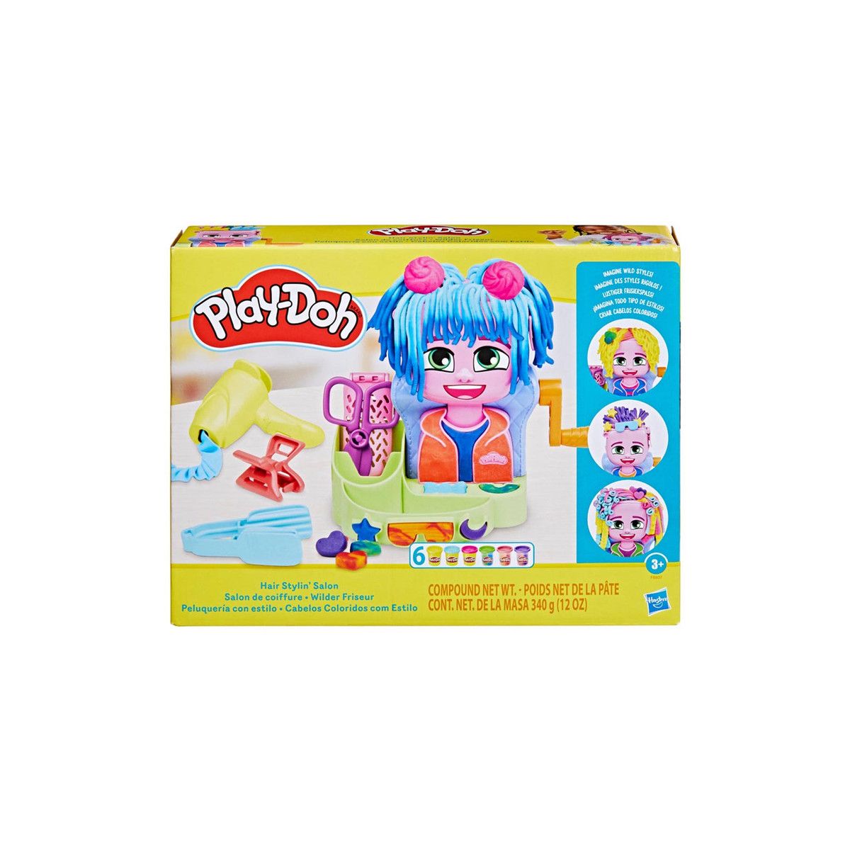 Masa plastyczna dla dzieci Play Doh Salon fryzjerski mix Hasbro (F8807)
