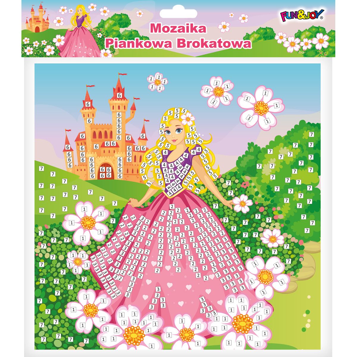 Mozaika Glitter GIRL Fun&Joy (FJSR2202-6)