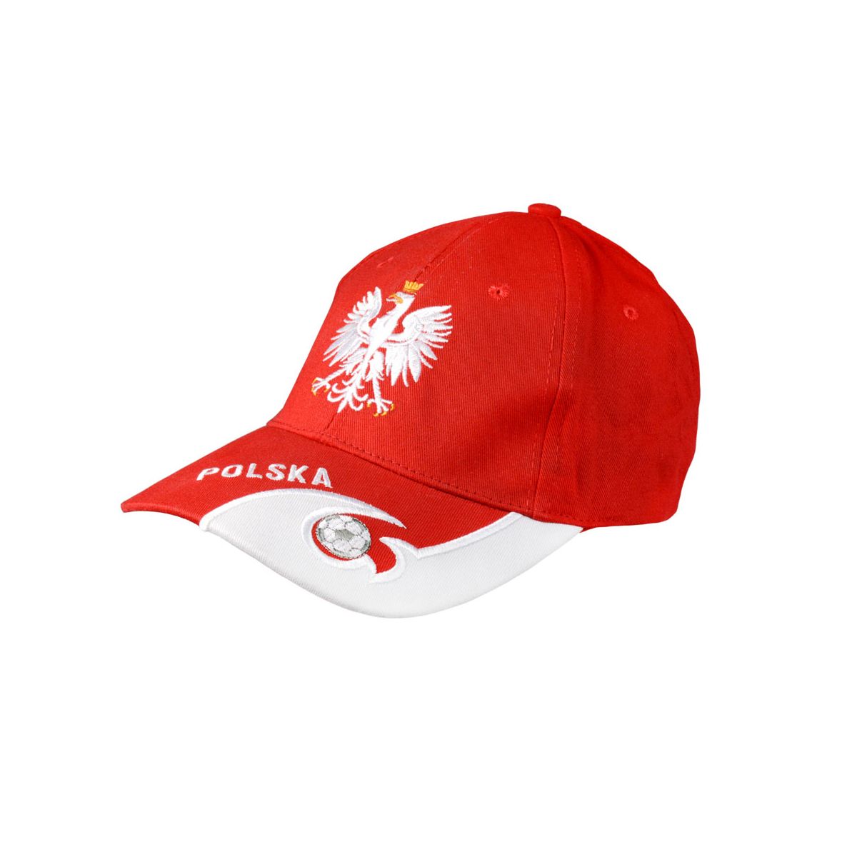 Czapka baseball Biało-Czerwoni biało-czerwona tekstylny Arpex (SP1219)